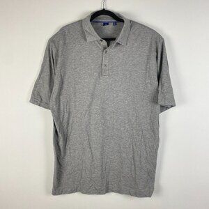 FootJoy FJ 1857 Golf Polo Mens 2XL Gray Cotton Spandex Stretch